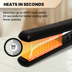 HerStyler Forever Flat Iron dual voltage supports 110-120V and 220-240V