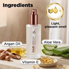 Hair looks soft, shiny, and touchable after using HerStyler Hair Repair Serum