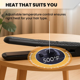 Herstyler Superstyler Onyx portable design makes styling easy away from home.