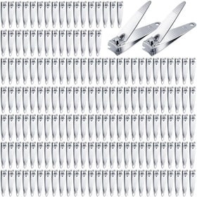 HESTYA bulk nail clippers in stainless steel for durable home use.