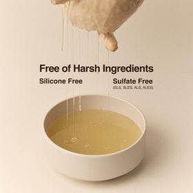 Hesul daily scalp nutrition ritual scene suggesting easy routine for sensitive scalps