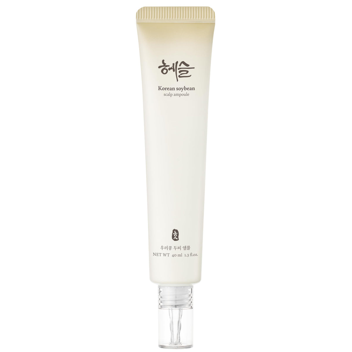 Hesul Scalp Ampoule bottle closeup highlighting improved scalp hydration