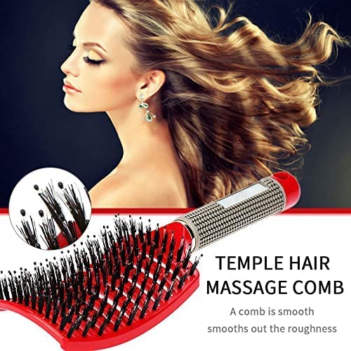 Heubek detangling brush built with ABS resin for durability and light weight