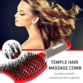 Heubek detangling brush built with ABS resin for durability and light weight
