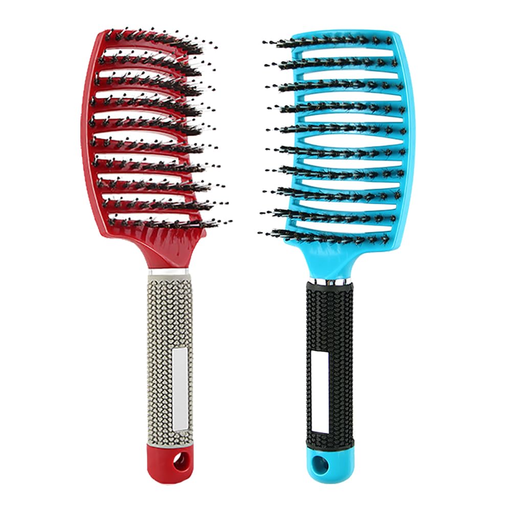 Heubek Magical Ultra Detangling Brush shows tear-free detangling for all hair types
