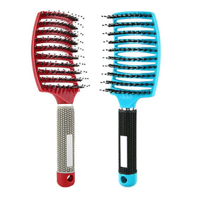 Heubek Magical Ultra Detangling Brush shows tear-free detangling for all hair types