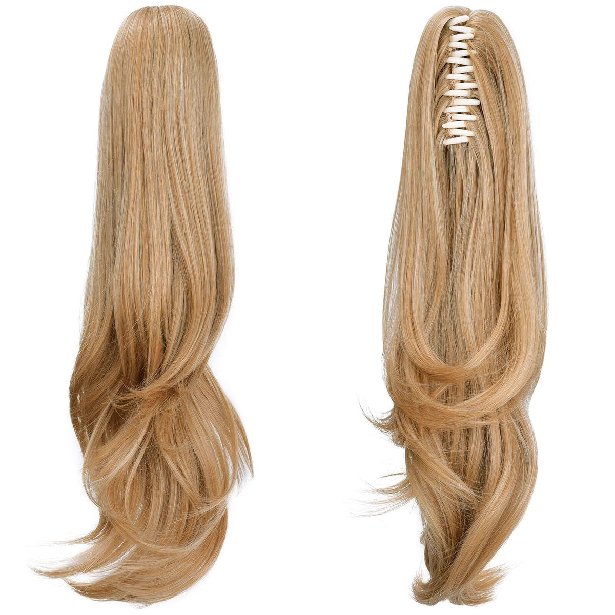 HEWEICSY blonde 20in ponytail adds effortless fullness