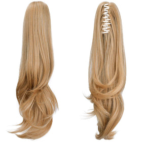 HEWEICSY blonde 20in ponytail adds effortless fullness