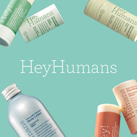 Hey Humans vegan cruelty-free formula supports a responsible personal care routine.
