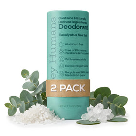 Hey Humans deodorant bottle aluminum-free formula for all-day odor control.