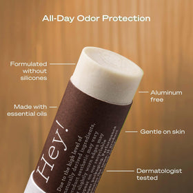 Hey Humans vegan cruelty-free deodorant brand emphasizes clean ingredients and ethics.