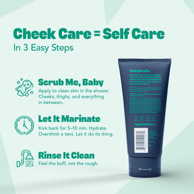 Hey Sweet Cheeks 4 oz jar for convenient at-home skincare sessions.