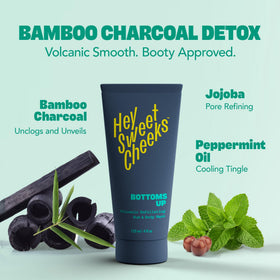 Hey Sweet Cheeks hydrating formula supports a silky, smooth texture.