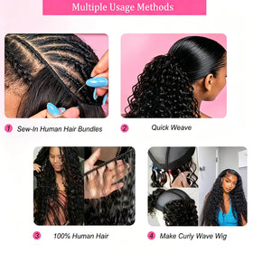 HEYKNOT Burmese Curly Bundles double weft closeup reveals durability and reduced shedding