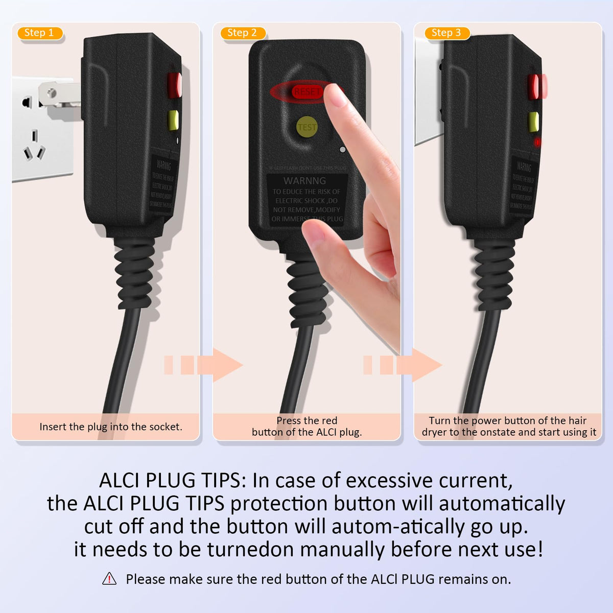 Heylike auto mode alternates hot and cold for balanced styling routines.