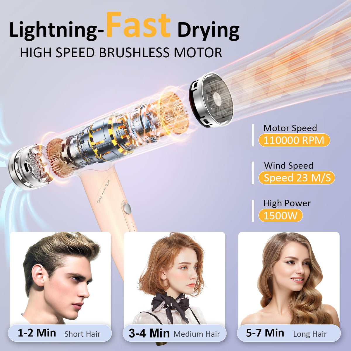 Heylike diffuser attachment enhances natural curls with controlled volume and texture.