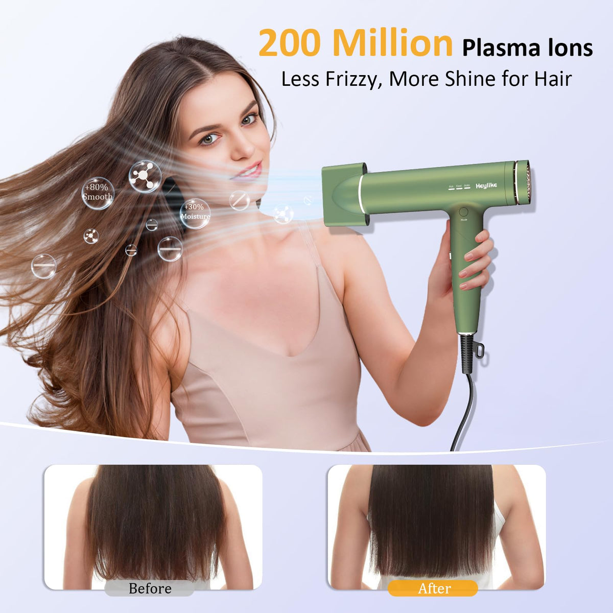 Heylike diffuser attachment used to enhance curls and reduce static.
