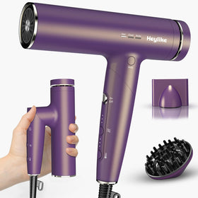 Heylike hair dryer with 130k rpm motor for quick drying at home