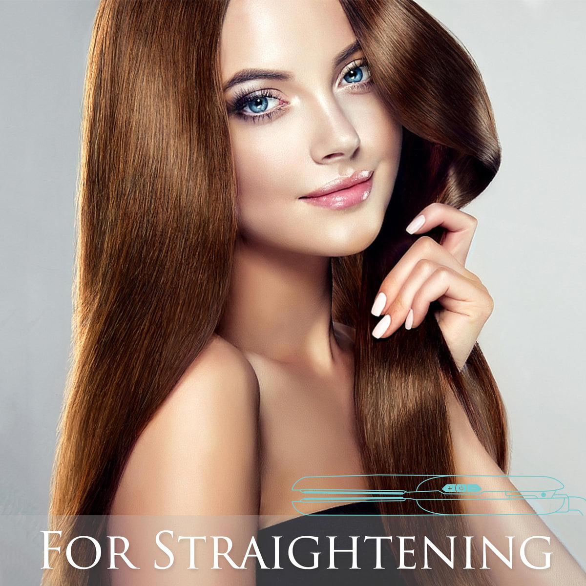 Heysam 2-in-1 design enables straightening and curling for versatile looks