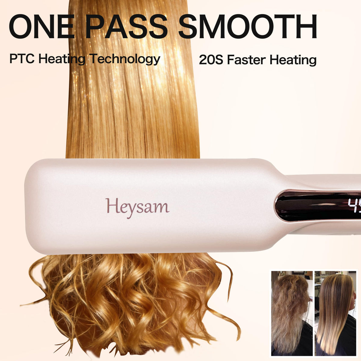 Heysam 30s heat-up saves time during quick morning routines.