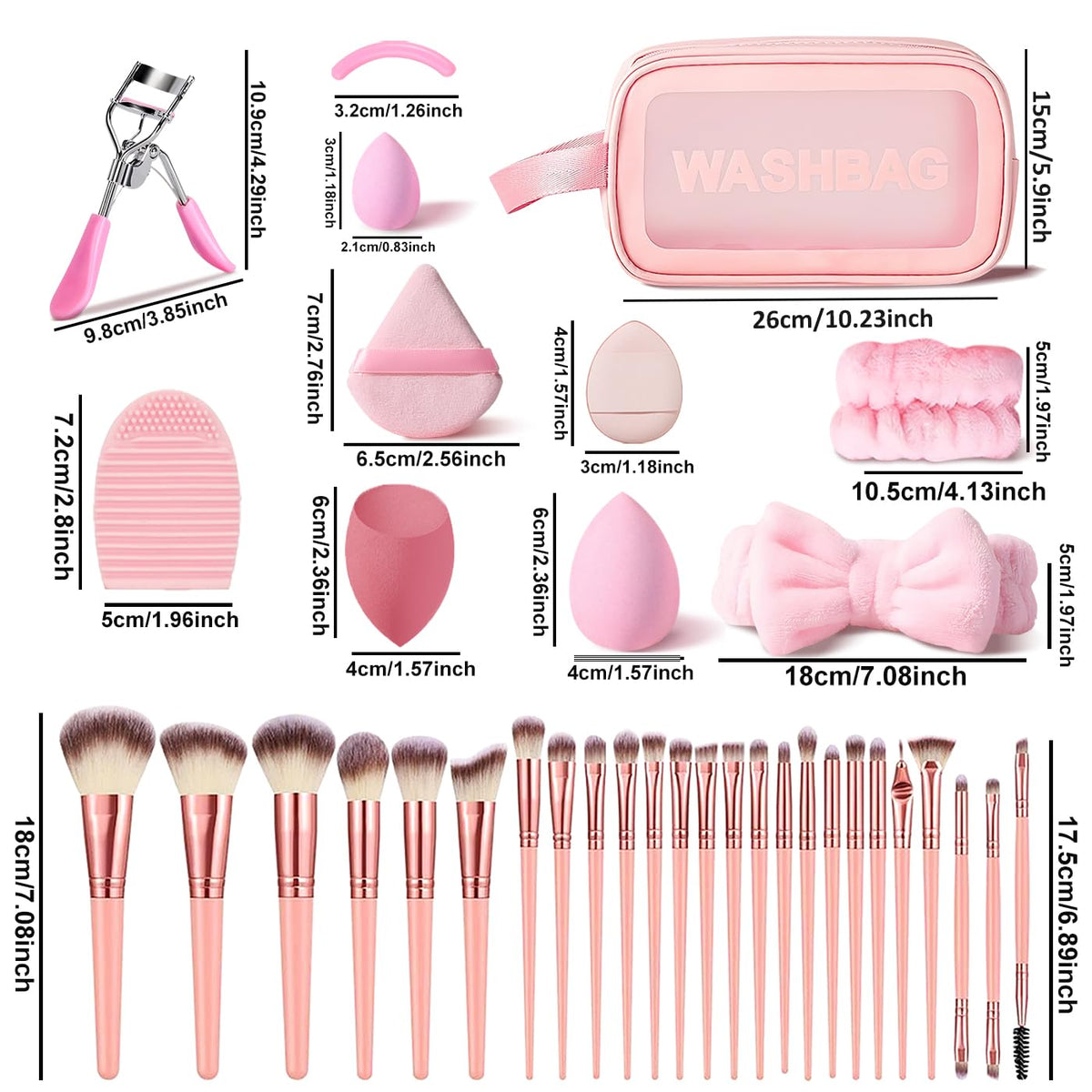 HGHDBT blush brush blends color smoothly for natural-looking cheeks