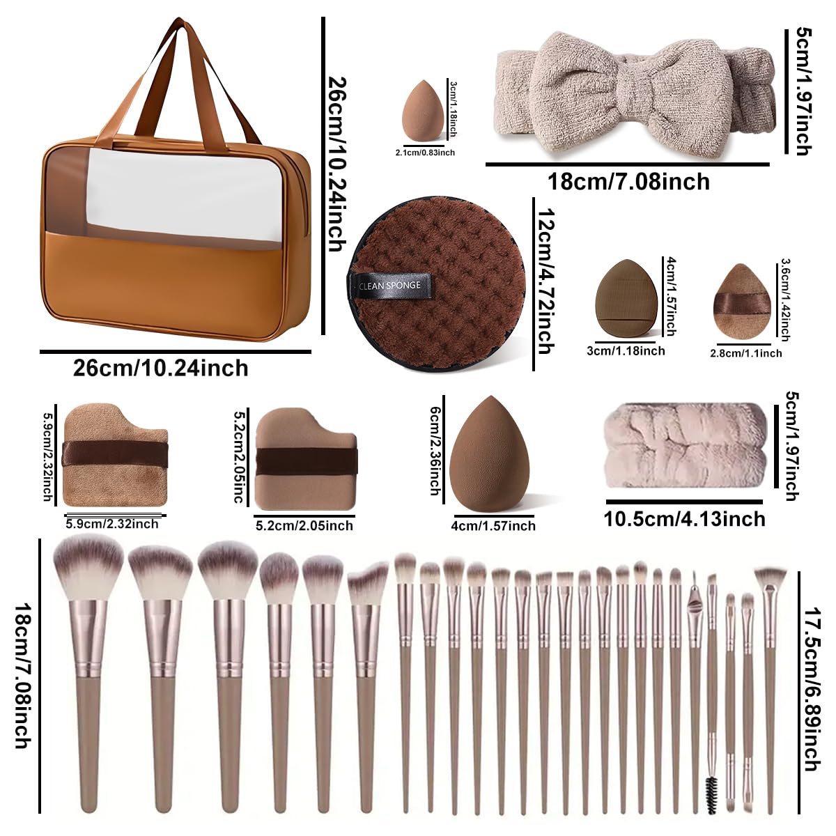 HGHDBT blush brush for natural, subtle cheek color.