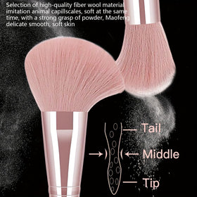 HGHDBT concealer brush designed for precise spot conceal and seamless blending