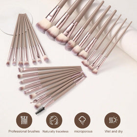 HGHDBT ergonomic handle for comfortable grip during long makeup sessions