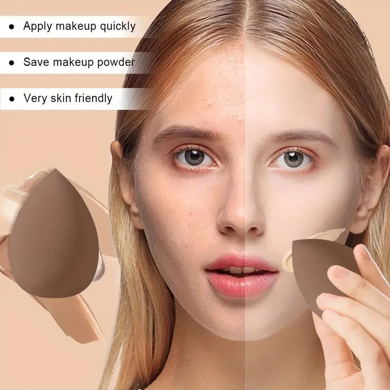 HGHDBT eyeshadow brush set blends color smoothly for flawless lids.