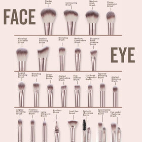HGHDBT foundation and concealer brushes deliver even coverage