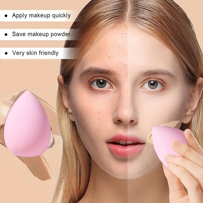 HGHDBT powder and contour brush kit to shape and set makeup