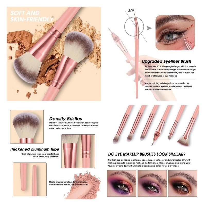 HGHDBT premium synthetic bristles delivering soft, skin-friendly application