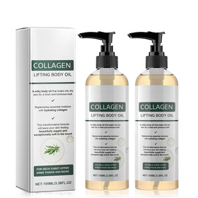 Hglyxoae Hydrating Collagen Oil bottle for body delivers daily moisture.