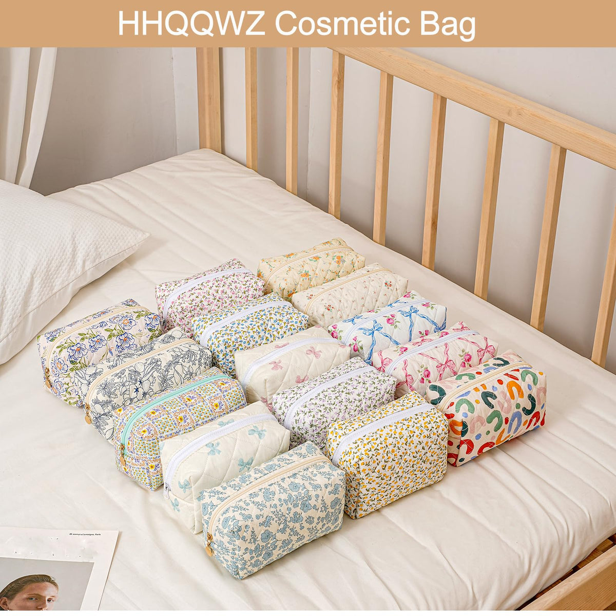 HHQQWZ focuses on practical stylish makeup bags with creative designs