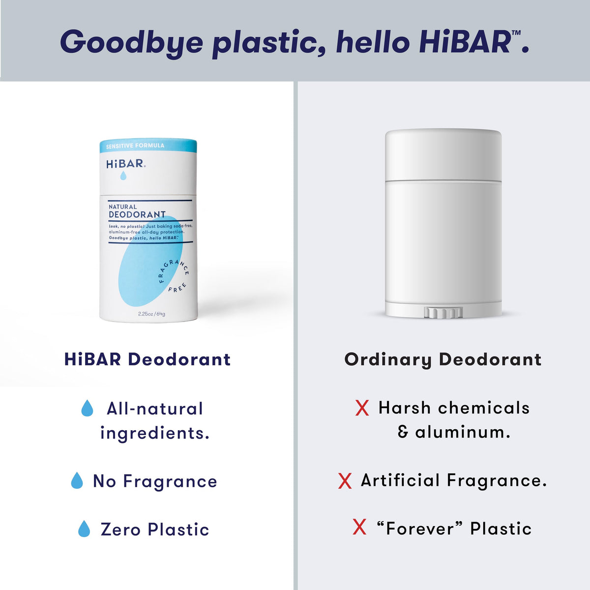 HIBAR Eco-Friendly Packaging with plastic-free, recyclable, cruelty-free materials.
