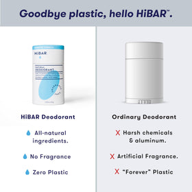 HIBAR Eco-Friendly Packaging with plastic-free, recyclable, cruelty-free materials.