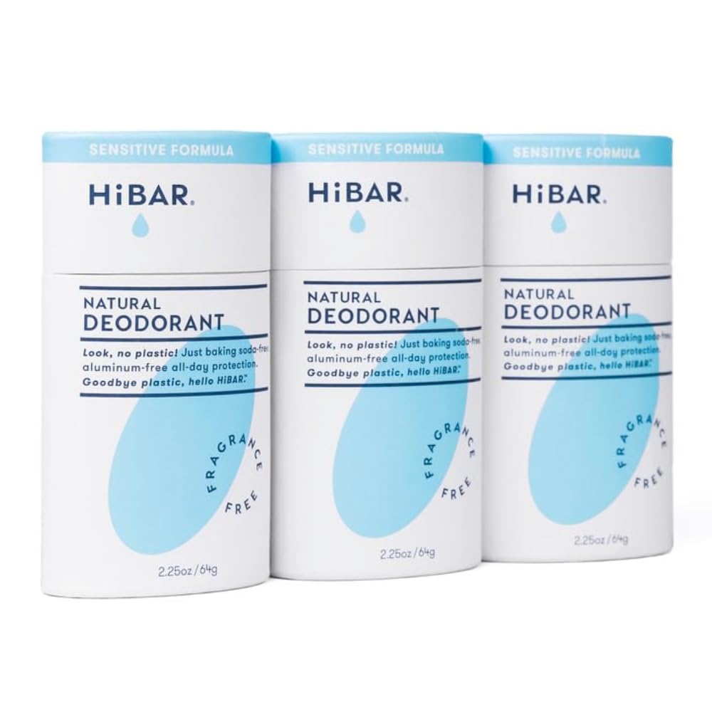HIBAR Sensitive Deodorant Unscented for gentle protection on sensitive skin.
