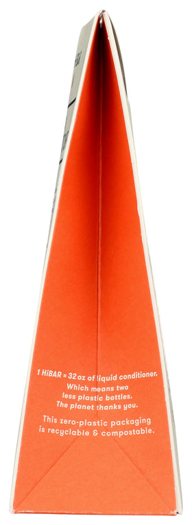 Vegan, plastic-free packaging supports eco-friendly hair care with HiBAR Volumize Bar.