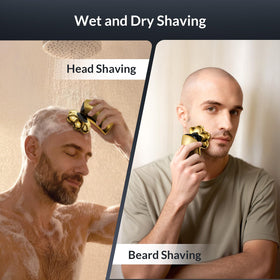 HiBig IPX7 waterproof shaver for wet or dry grooming