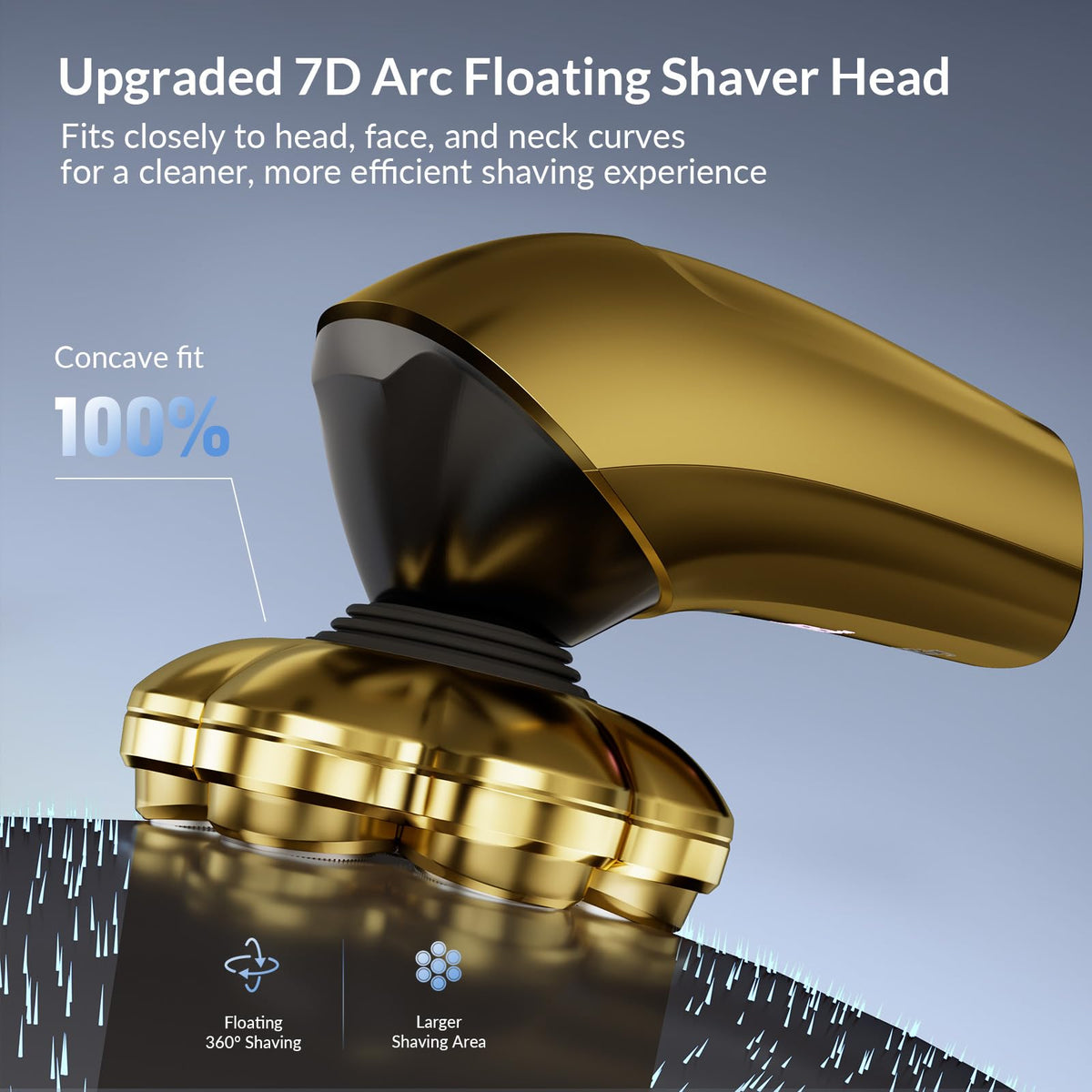 HiBig magnetic detachable head enables quick rinsing and easy maintenance