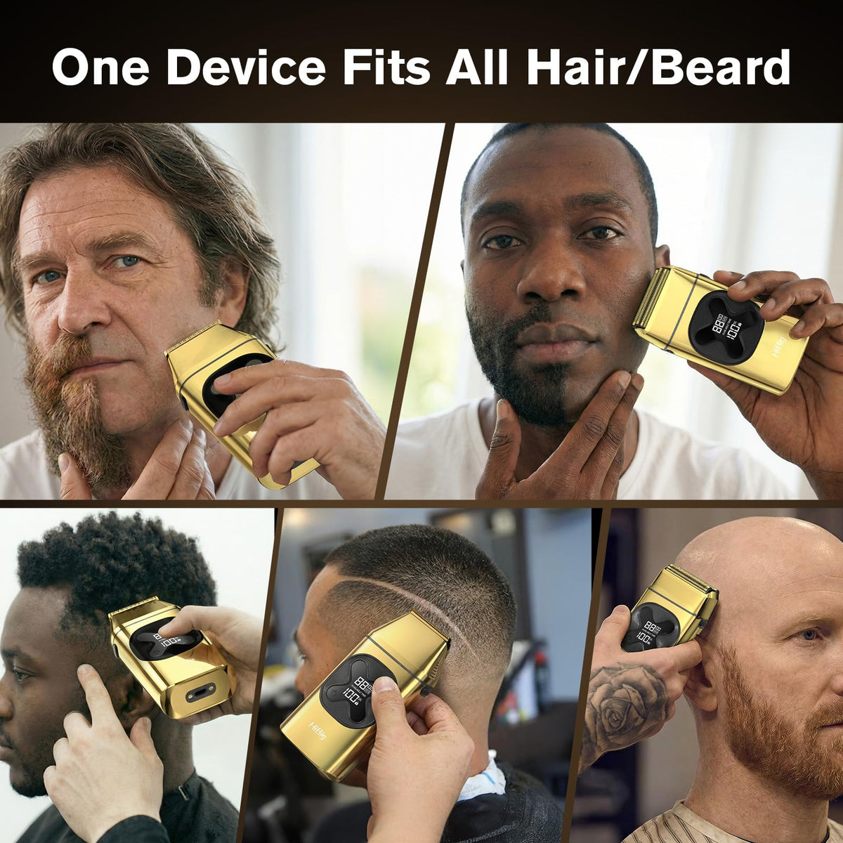 HiBig hair clipper head for versatile trimming and shaping.