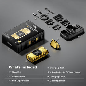 HiBig travel lock feature protects your shaver during travel.
