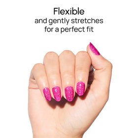 No dry time with Hibiscus Heat—peel, press, and go