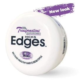 Hicks Edges Pomade application with comb for precise shaping