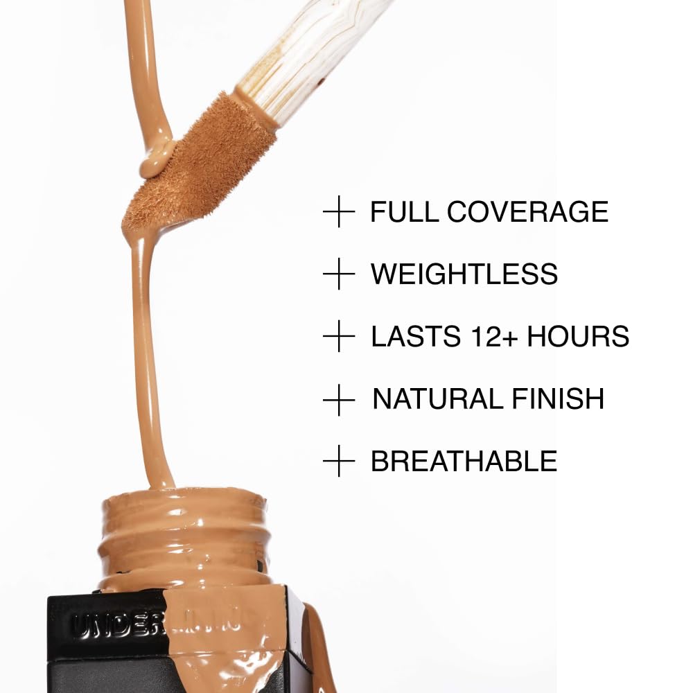 Skin texture zoom showing oil-free, non-comedogenic formula