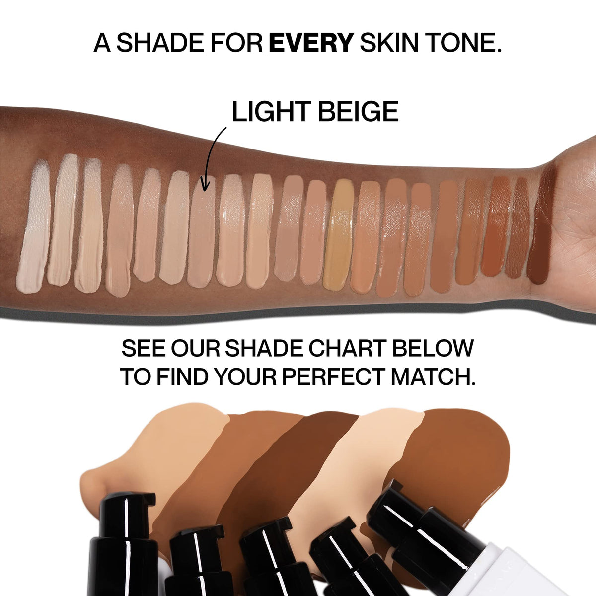 Hide Premium Foundation 1oz bottle close-up highlights clean packaging