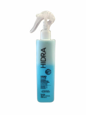 Hidra Hidro Active bottle highlights instant hydration for soft, manageable hair.