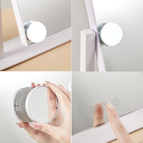 HIEEY vanity mirror smart touch controls for easy light adjustments