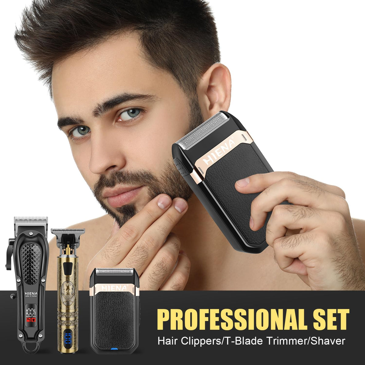 HIENA PRO black holdbag keeps all barber tools organized