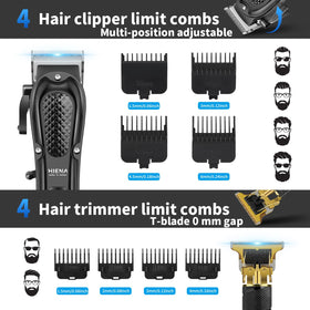 HIENA PRO carbon steel blades close-up for clean, comfortable cuts